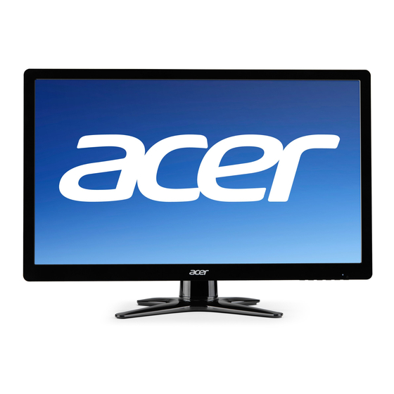 Acer G206HQL Kurzanleitung