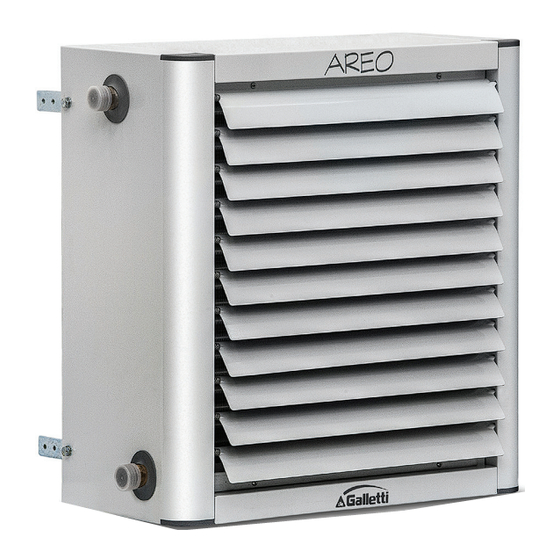 Galletti AREO P Installation, Bedienung Und Wartung