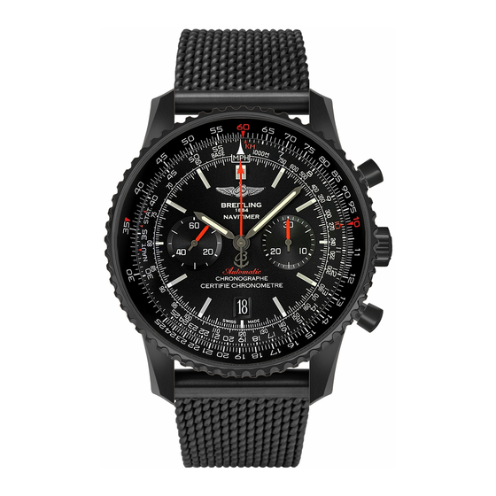 Breitling NAVITIMER 01 BLACKSTEEL Bedienungsanleitung