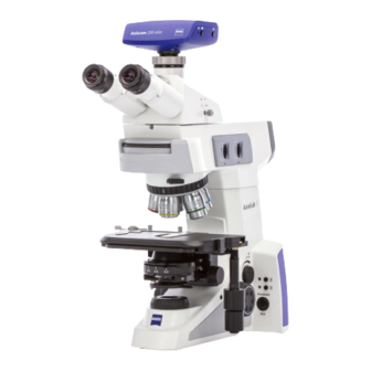 Zeiss Axiolab 5 Kurzgebrauchsanweisung