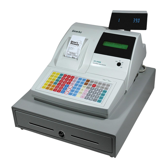 Sam4s ER-390M Bedienungsanleitung