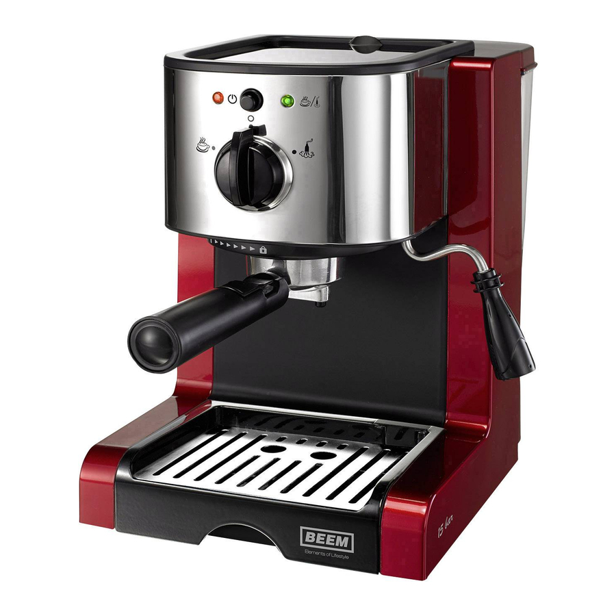 Beem ESPRESSO PERFECT 03260 Gebrauchsanleitung