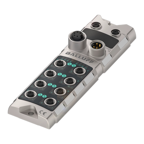 Balluff ProfiNet BNI PNT-508-005-Z015 Montageanleitung