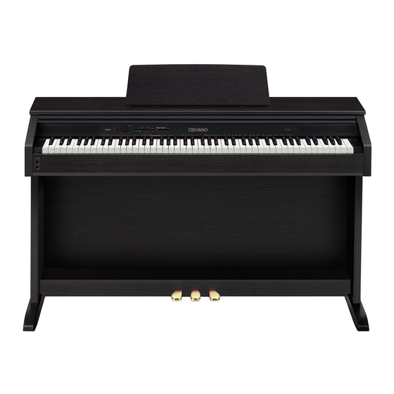 Casio Celviano AP-260 Bedienungsanleitung