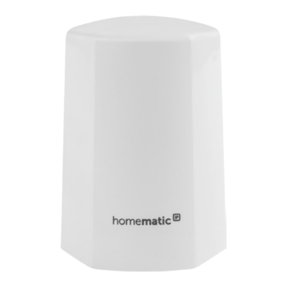 homematic HmIP-STHO Handbücher