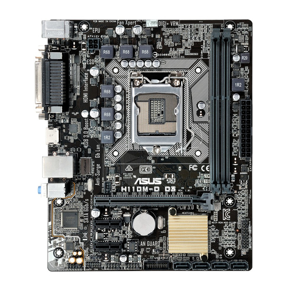 Asus H110M-D D3 Handbuch