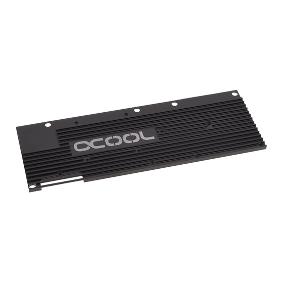 Alphacool NexXxoS GPX-Quadro M01 Anleitung