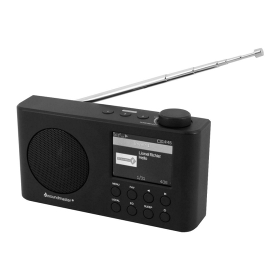 SOUNDMASTER IR6500SW Bedienungsanleitung