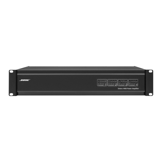 Bose ENTERO Installationsanleitung