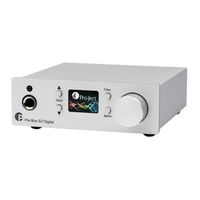 Pro-Ject Pre Box S2 Digital Bedienungsanleitung
