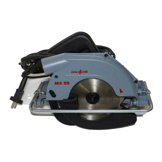 Mafell MS 55 Originalbetriebsanleitung