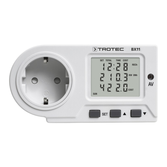 Trotec BX11 Bedienungsanleitung