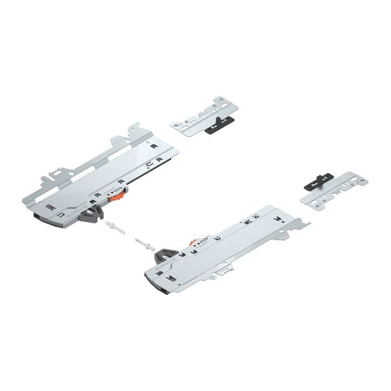 blum TIP-ON BLUMOTION MERIVOBOX Bedienungsanleitung