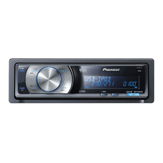 Pioneer DVH-P5000UB Bedienungsanleitung