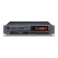Tascam CD-RW901SL Benutzerhandbuch