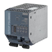 Siemens SITOP PSU8600 DC 24 V/40 A/4 x 10
A 6EP3437-8MB00-2CY0 Gerätehandbuch