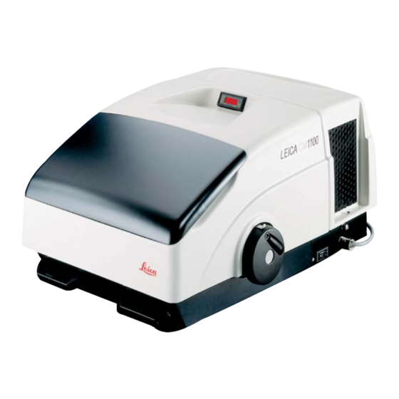 Leica Biosystems CM1100 Gebrauchsanweisung