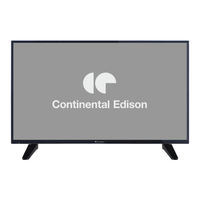 CONTINENTAL EDISON CELED490316B3 Bedienungsanleitung
