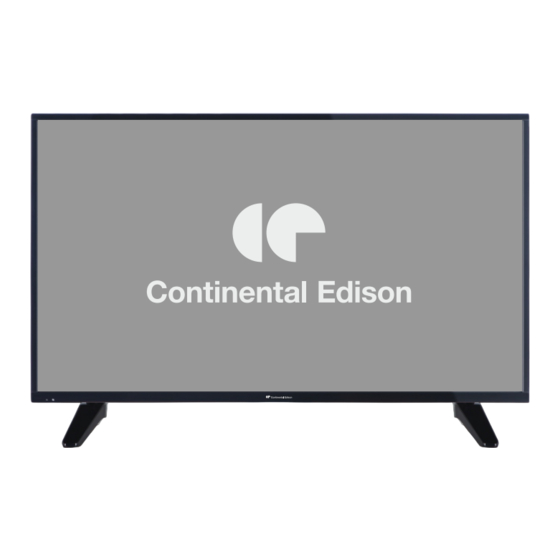 CONTINENTAL EDISON CELED490316B3 Bedienungsanleitung