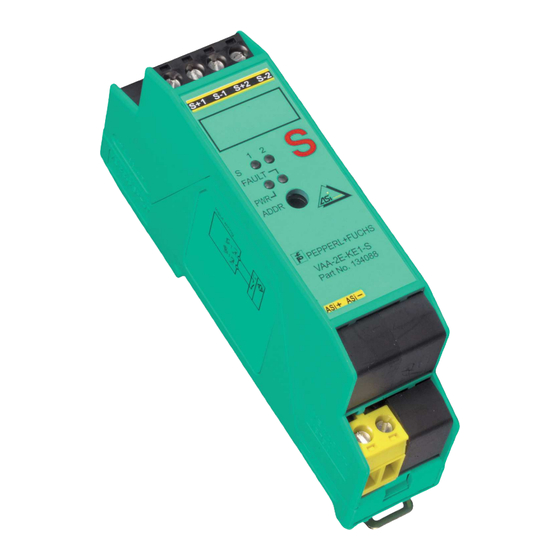 Pepperl+Fuchs VAA-2E-KE1-S Originalbetriebsanleitung