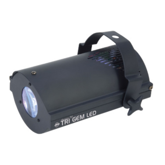 ADJ tri gem LED Bedienungsanleitung