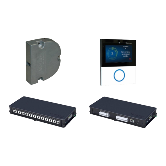Gantner GAT SMART.Lock 7000 Installation, Konfiguration Und Bedienung