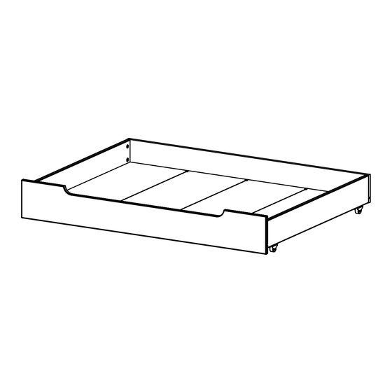 CONFORAMA STAR EVOLUTIVE DRAWER Montageanleitung