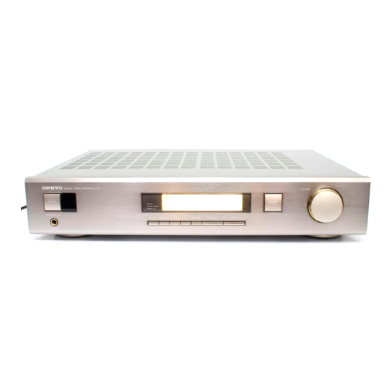 Onkyo R-100 Bedienungsanleitung