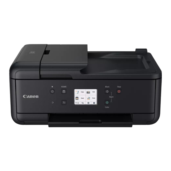 Canon PIXMA TR7650 Handbuch