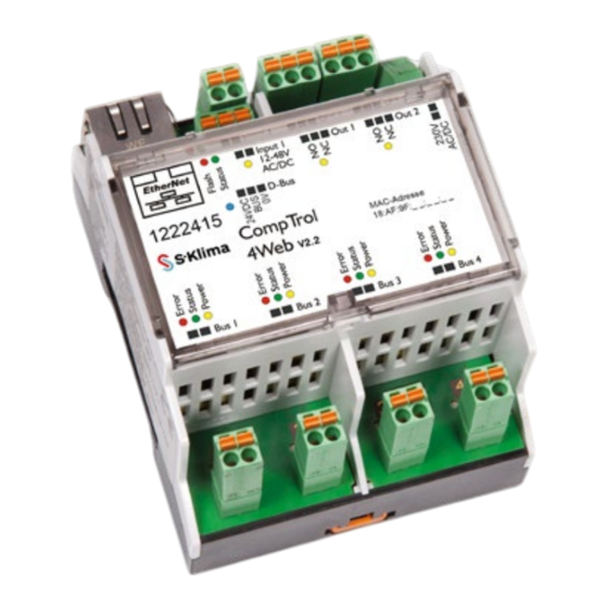 S-Klima CompTrol 4Web Technisches Handbuch