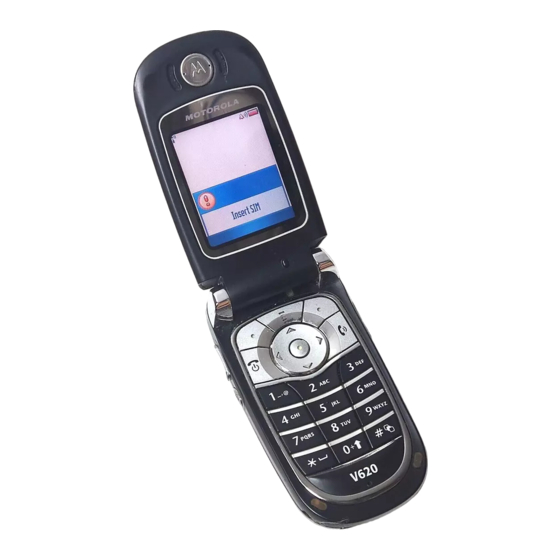 Motorola V620 Bedienungsanleitung