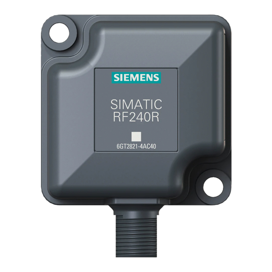 Siemens Simatic Ident RF200 Handbuch
