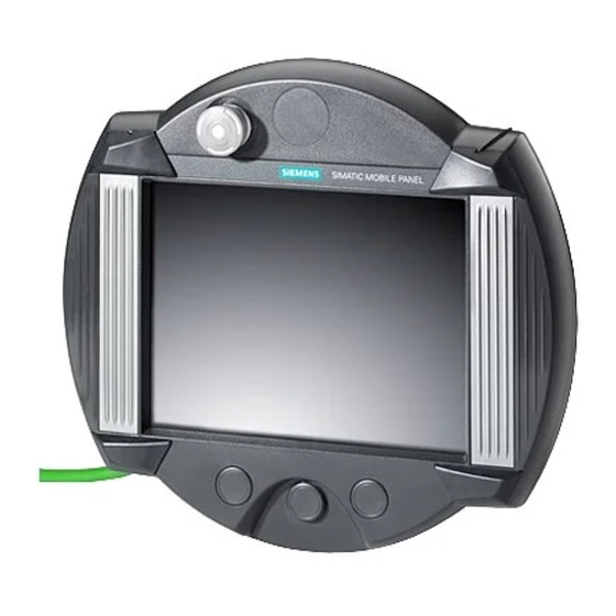 Siemens SIMATIC HMI Betriebsanleitung