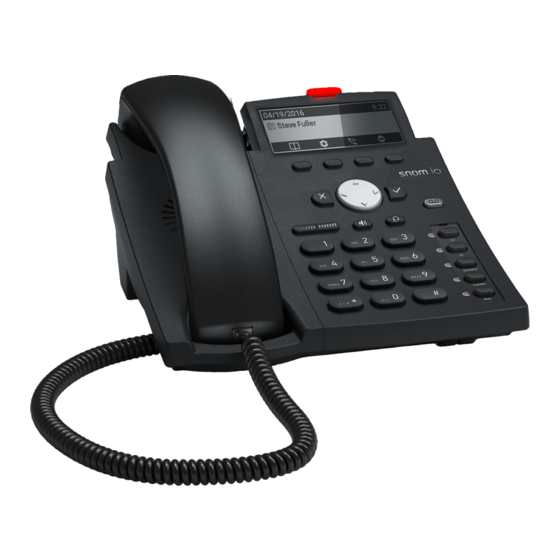 Snom D315 Bedienungsanleitung