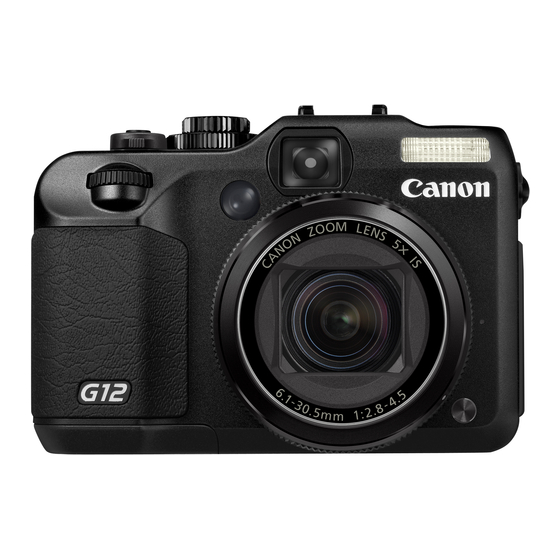 Canon PowerShot G12 Benutzerhandbuch