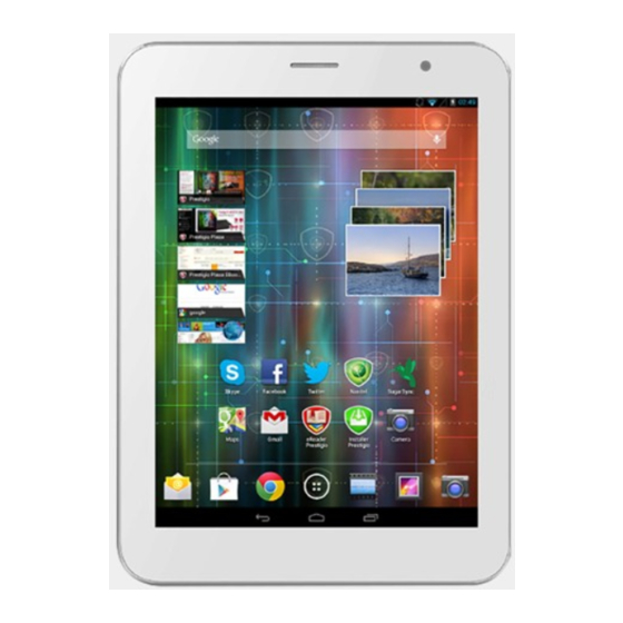 Prestigio MultiPad 4 Ultimate 8.0 3G Schnellstartanleitung