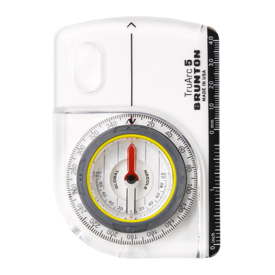Brunton TruArc Kurzanleitung