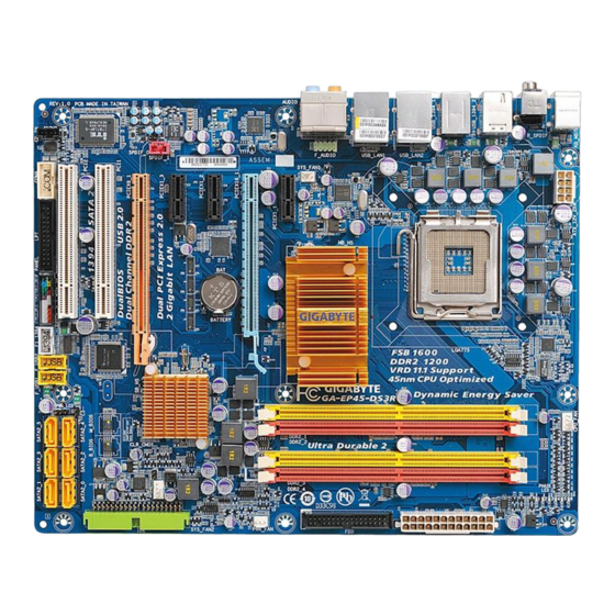 Gigabyte GA-EP45T-DS3R Benutzerhandbuch
