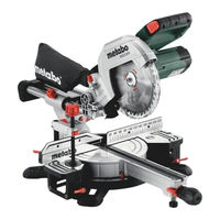 Metabo KGSM 216 Vario Max Originalbetriebsanleitung