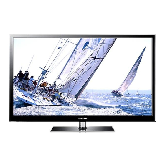 Samsung PS60E579 Schnellstartanleitung