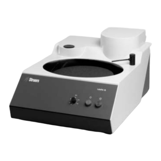 struers LaboPol-35 Gebrauchsanweisung