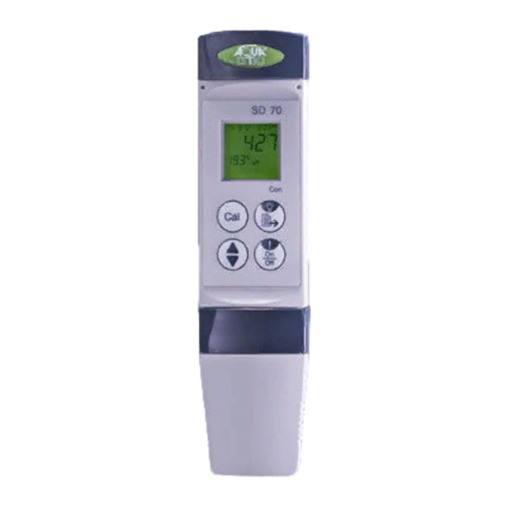 Aqualytic SD 60 ORP Bedienungsanleitung