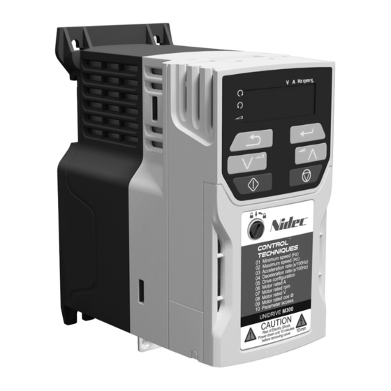 Nidec Unidrive M300 Kurzanleitung