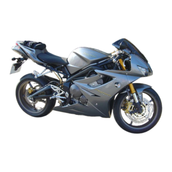 Triumph Daytona 675 Benutzerhandbuch