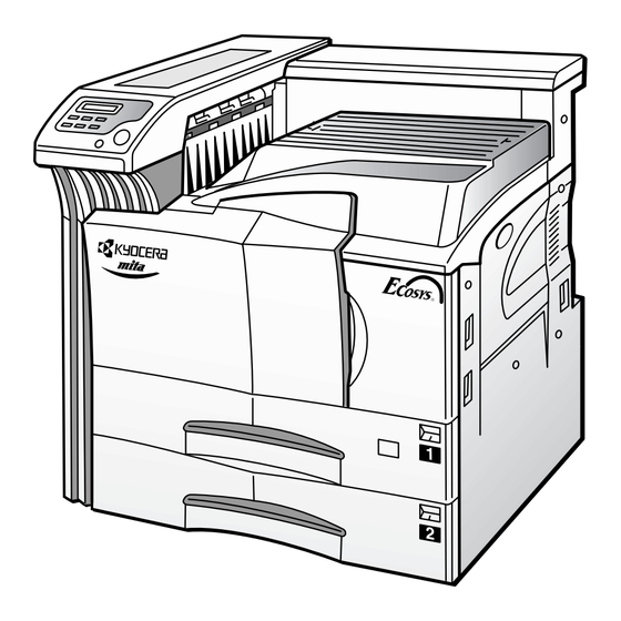 Kyocera FS-9500DN Installationsanweisung