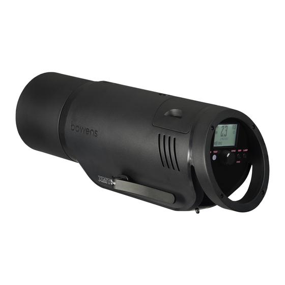 Bowens XMT500 Benutzerhandbuch