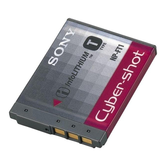 Sony NP-FT1 Handbücher