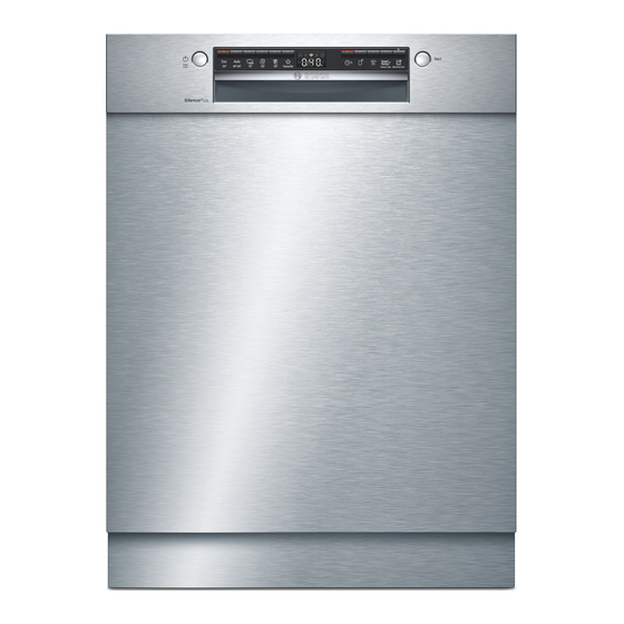 Bosch SMU4HCS08E Gebrauchsanleitung