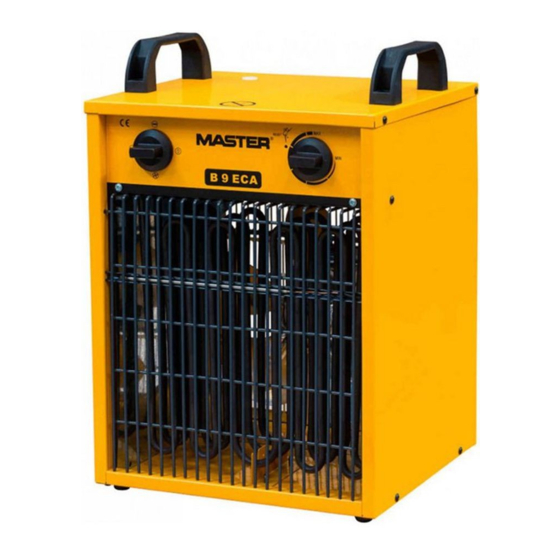 Master B 9 ECA Betriebsanleitung