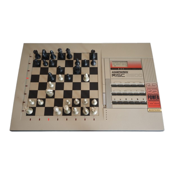 Saitek Kasparov RISC 2500 Kurzanleitung